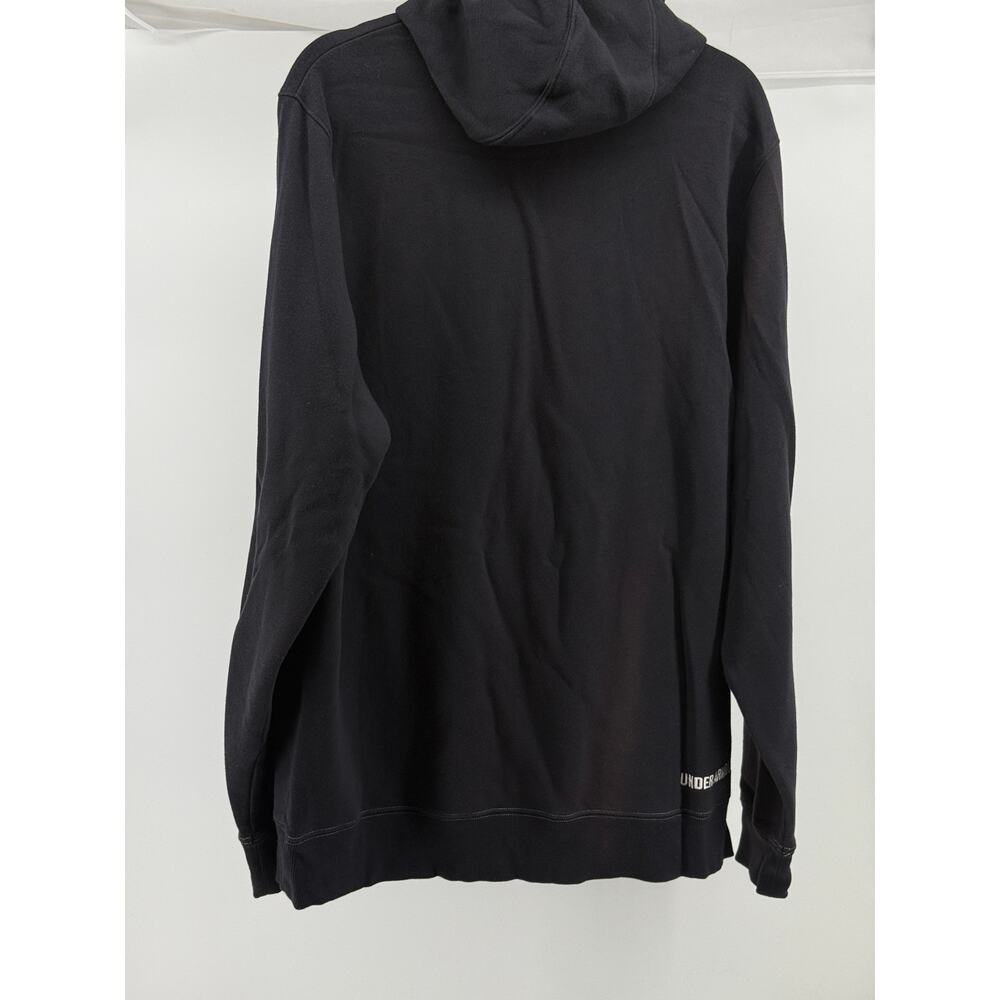 Under Armour Zip Hoodie Sweatshirt Fleece Athletic Black READ Size XL - Picture 7 of 11